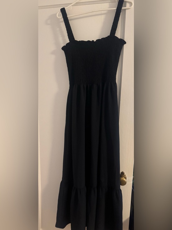Hill House Dresses & Skirts - NWOT Hill House Black Smocked Strap Maxi Dress